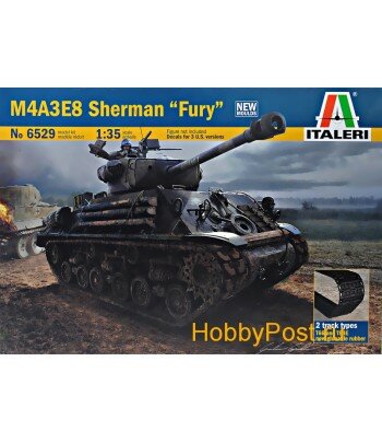 Танк M4A3E8 SHERMAN "Fury" ITALERI 6529