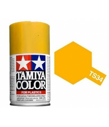 TS-34 Camel Yellow (Пустынная жёлтая) краска-спрей 100 мл. TAMIYA 85034