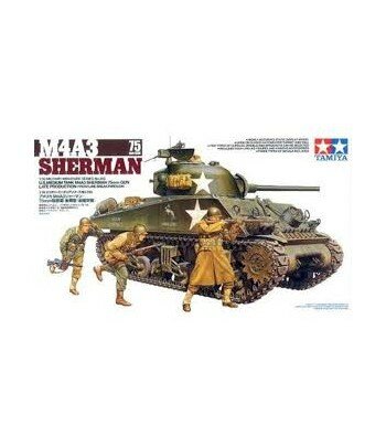 M4A3 Sherman 75mm Gun TAMIYA 35250