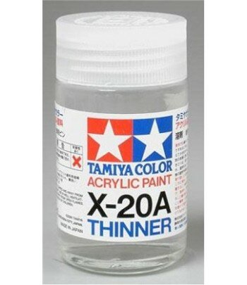 X-20A Acrylic Thinner Растворитель для акрила - 46 мл TAMIYA 81030