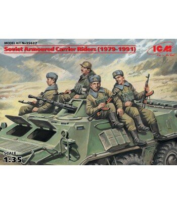 Фигуры Советские десантники на бронетехнике (1979-1991) ICM 35637