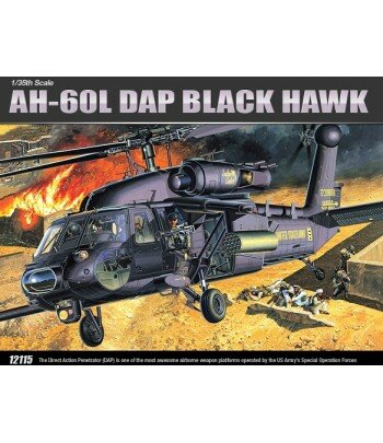 Вертолет AH-60L DAP BLACK HAWK ACADEMY 12115