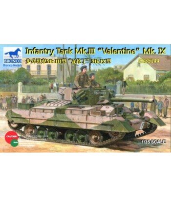 Британский пехотный танк Mk.III «Валентайн» 1/35 BRONCO CB35144